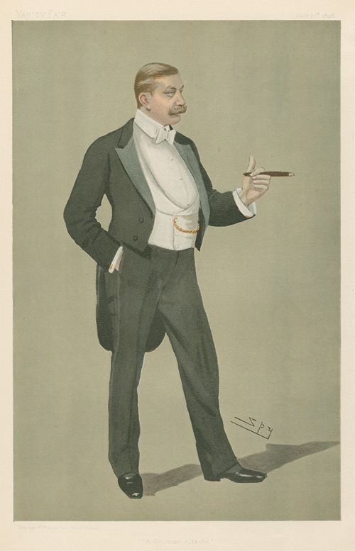 Politicians – ‘A German Attache’. Baron Hermann von Eckardstein.