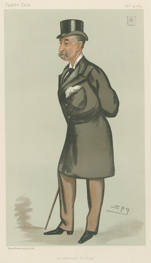Politicians – ‘a reformed Radical’. Sir Henry Ainslie Hoare. 24 February 1883