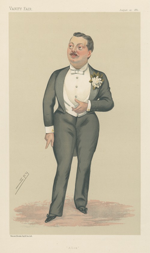 Politicians – ‘Alick’. The Hon. Alexander Grantham Yorke. 20 August 1881