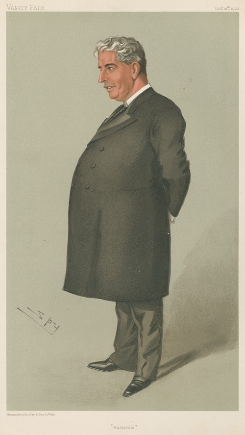 Politicians – ‘Australia’ Sir Edmund Barton. October 16, 1902