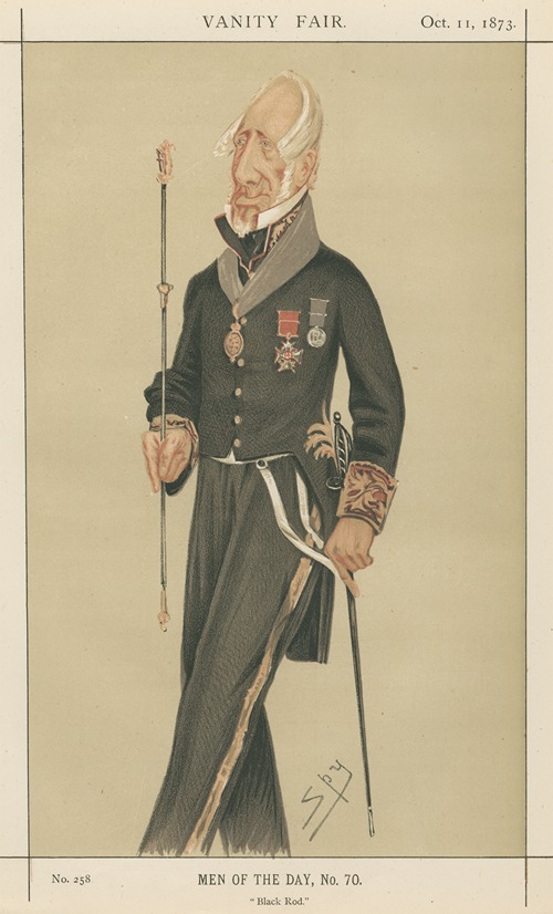 Politicians – ‘Black Rod’. Sir Augustus William James Clifford. October 11, 1873