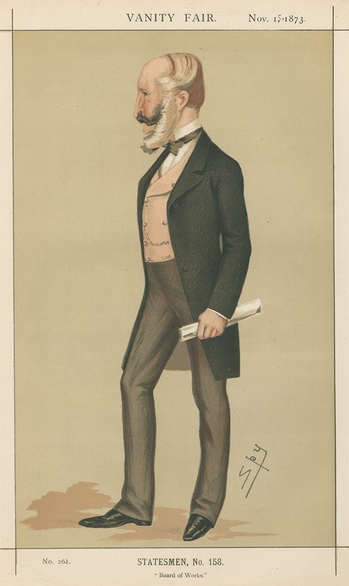 Politicians – ‘Board of Works.’ Colonel James MacNaughton Hogg. 15 November 1873