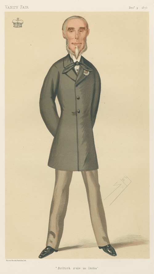 Politicians – ‘British rule in India’. The Earl of Northbrook. 9 December 1876