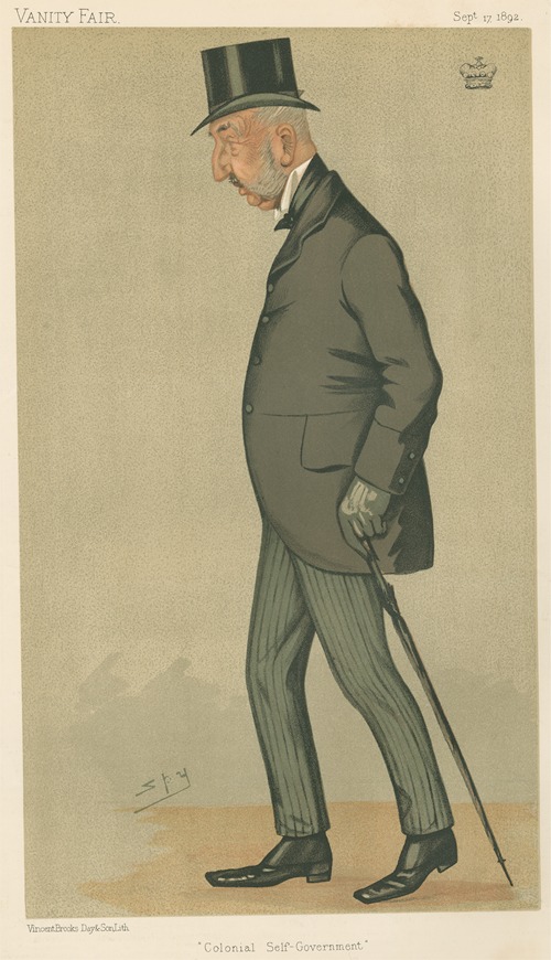 Politicians – ‘Colonial Self-Government’. The Rt. Hon. Lord Norton. 27 September 1892