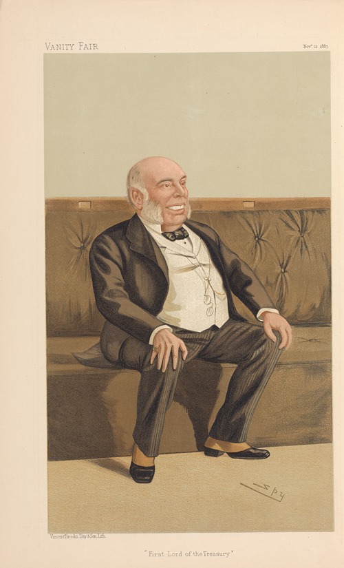 Politicians – ‘First Lord of the Treasury’. The Rt. Hon. William Henry Smith. 12 November 1887