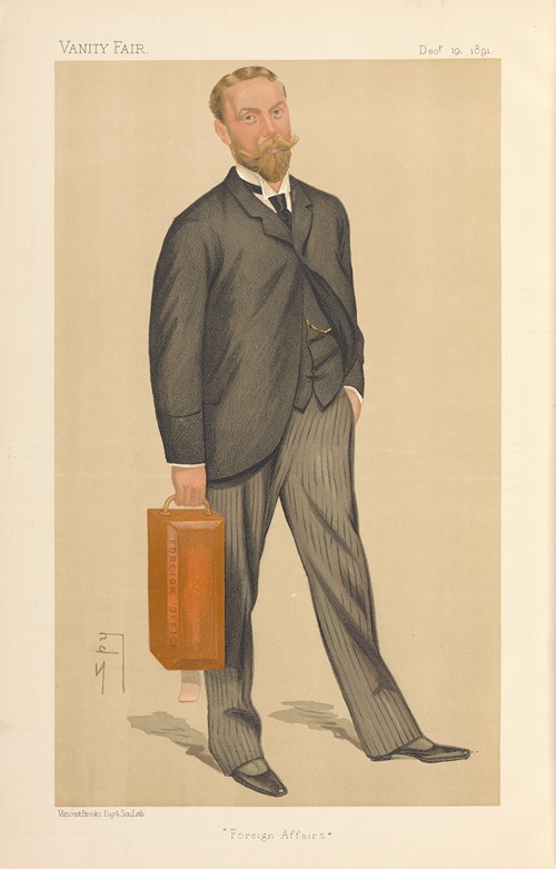 Politicians – ‘Foreign Affairs’. Mr. James William Lowther. 19 December 1891