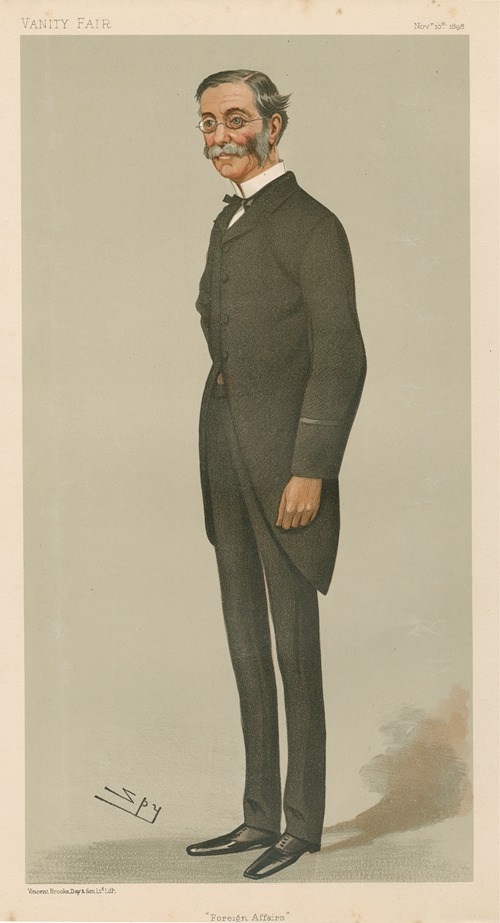 Politicians – ‘Foreign Affairs’. Sir Thomas Henry Sanderson. 10 November 1898