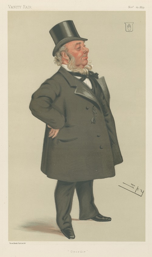 Politicians – ‘Geordie’. Sir George Elliot. November 29, 1879