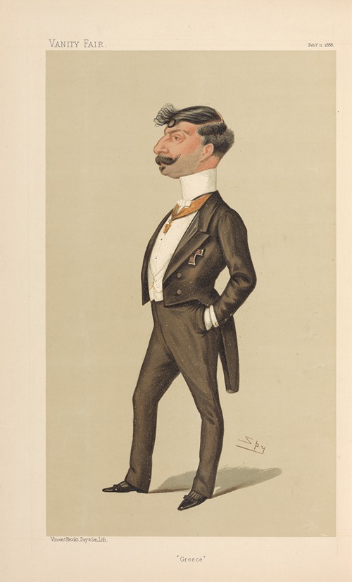 Politicians – ‘Greece’. M. John Gennadius (H.E. The Greek Minister). February 11, 1888
