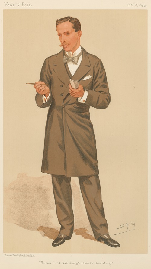 Politicians – ‘He was Lord Salisbury’s Private Secretary.’ The Hon. Schomberg Kerr McDonnell. 18 October 1894