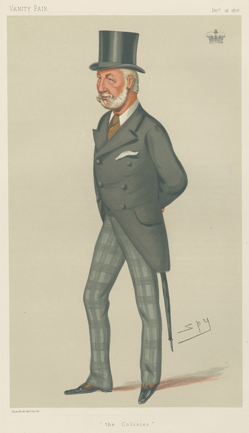 Politicians – ‘the Colonies’. The Duke of Manchester. 28 December 1878