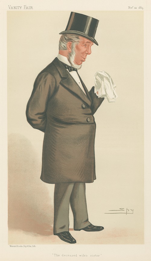 Politicians – ‘The Deceased Wife’s Sister’. Sir Thomas Chambers. November 22, 1884