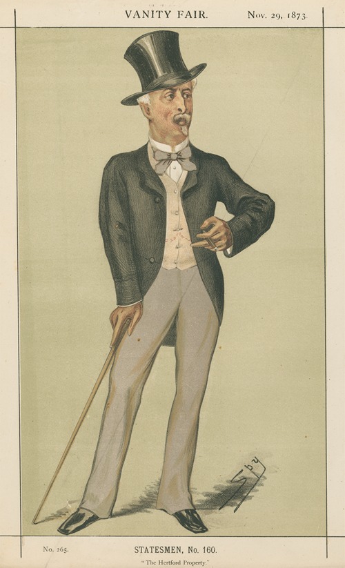 Politicians – ‘The Hertford Property’. .Sir Richard Wallace. 29 November 1873