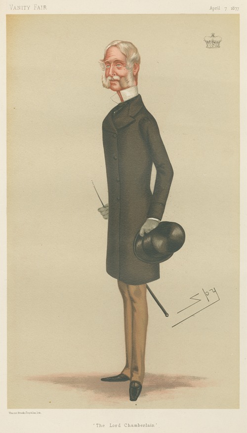 Politicians – ‘The Lord Chamberlain.’ The Marquess of Hertferd. 7 April 1877