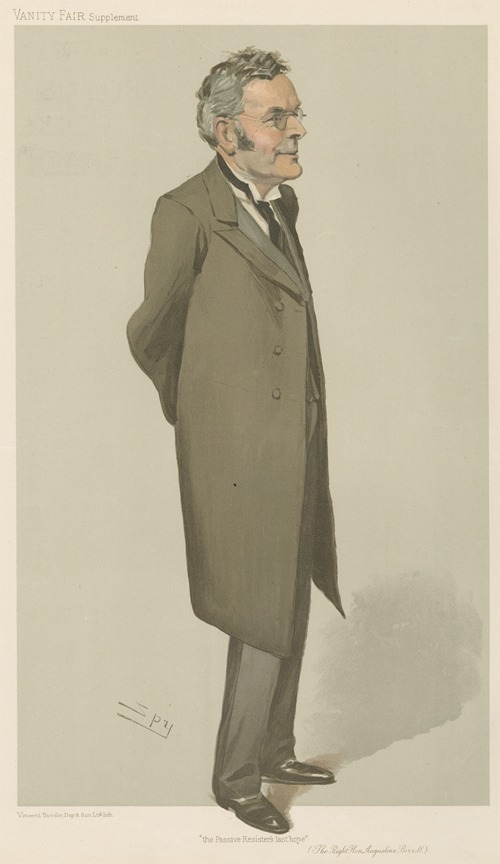 Politicians – ‘The Passive Register’s last hope’. The Rt. Hon. Augustine Birrell. January 18, 1906