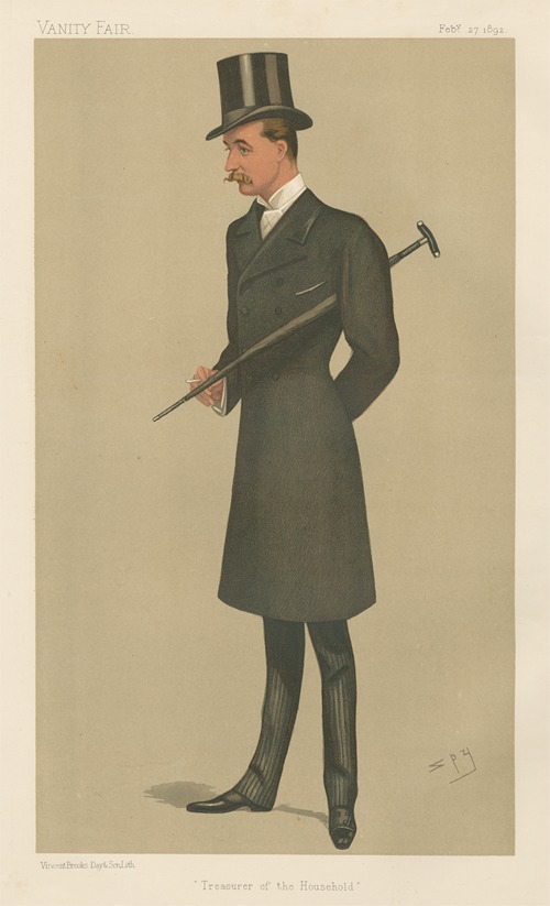 Politicians – ‘Treasurer of the Household’. Lord Walter Charles Gordon Lennox. February 27, 1892