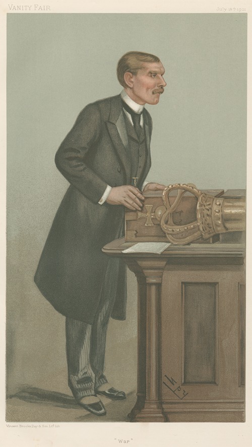 Politicians – ‘War’. William St. John Fremantie Brodick (The Secretary of State for War). Jul 18, 1901