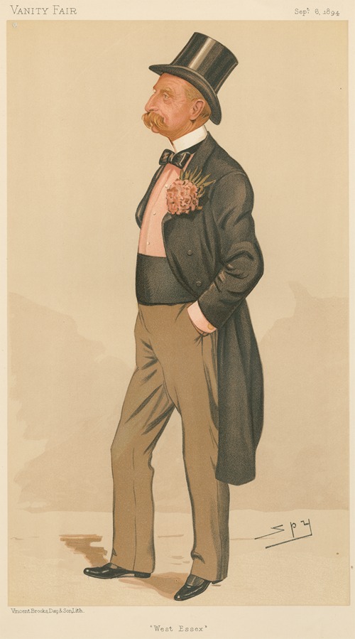 Politicians – ‘West Essex.’ Col. Amelius Richard Mark Lockwood. 6 September 1894