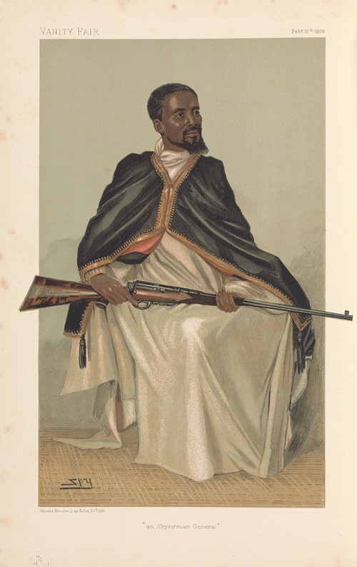 Royalty; ‘An Abysinnian General’, H.H. Ras Makunan, February 12, 1903