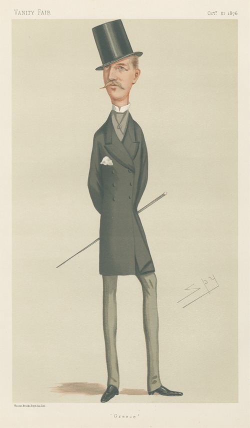 Royalty; ‘Greece’, H.M. Christian William Ferdinand Adolphus George, King of Greece