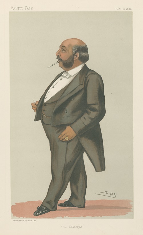 Royalty; ‘The Maharajah’, His Highness the Majarajah Duleep Singh, November 18, 1882