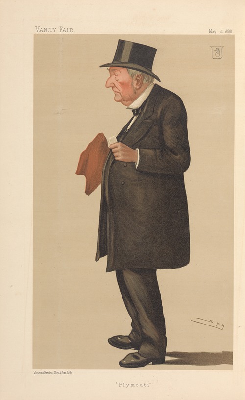 Shipping Officials; ‘Plymouth’, Sir Edward Bates, May 12, 1888