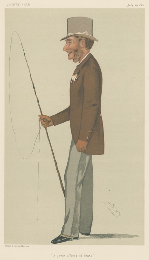 Sports, Miscellaneous; Carriages; ‘A Great Officer of State’, Lord Aveland, July 30, 1881
