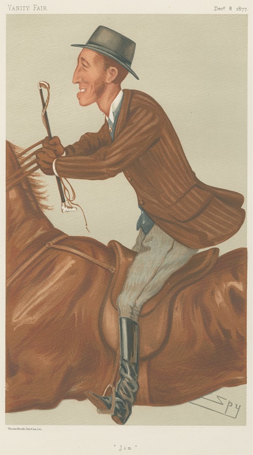 Sports, Miscellaneous; Sport Riders; ‘Jim’, Mr. James Lowther, December 8, 1877