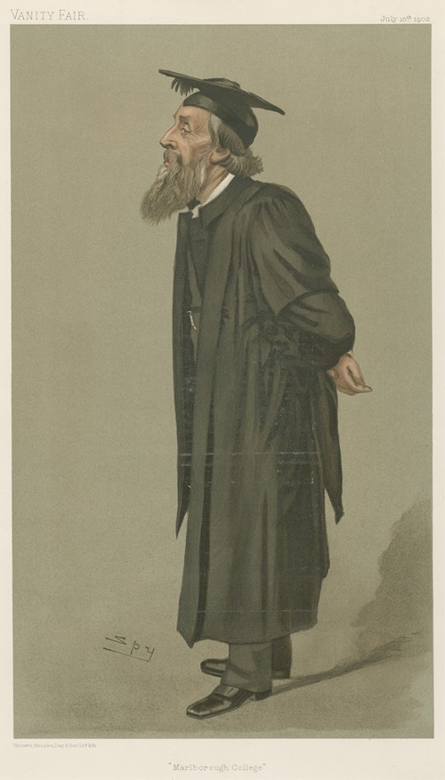 Teachers and Headmasters; ‘Marlborough College’, The Reverand George Charles Bell, July 10, 1902