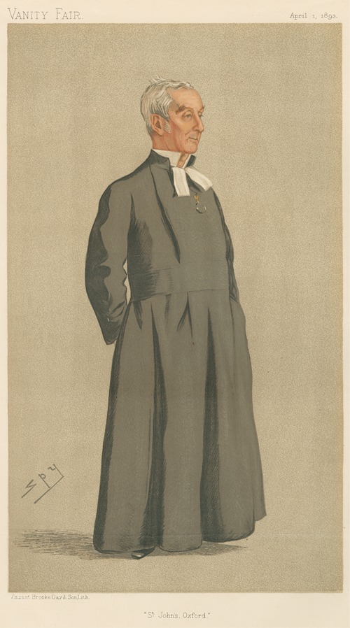 Teachers and Headmasters; ‘St. John’s, Oxford’, The President of St. John’s College, Oxford, Dr. J. Bellamy, April 1, 1893