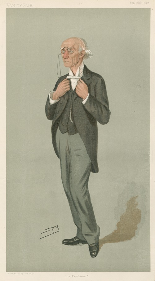 Teachers and Headmasters; ‘The Vice-Provost’, Francis Warre-Cornish, September 26, 1901