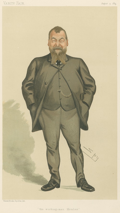 Trade Union Officials; ‘The Working Man-Member’, Mr. Henry Broadhurst, August 9, 1884