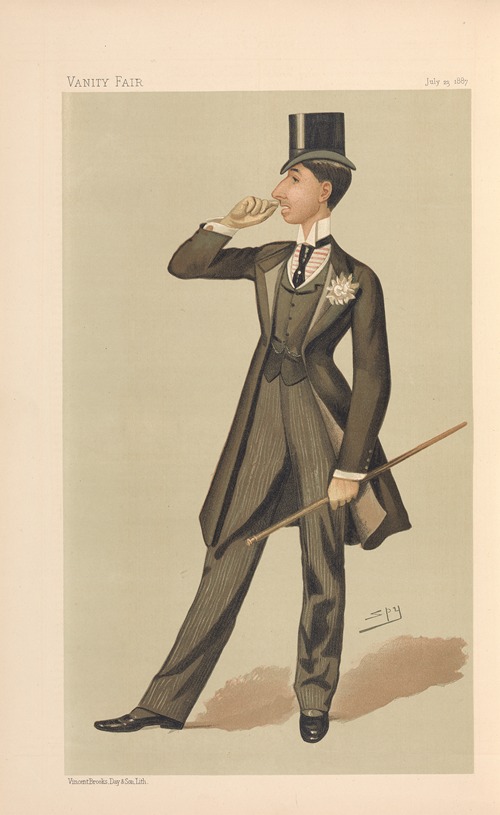 Turf Devotees; Mr. Henry Ernest Schlesinger Benzon, July 23, 1887