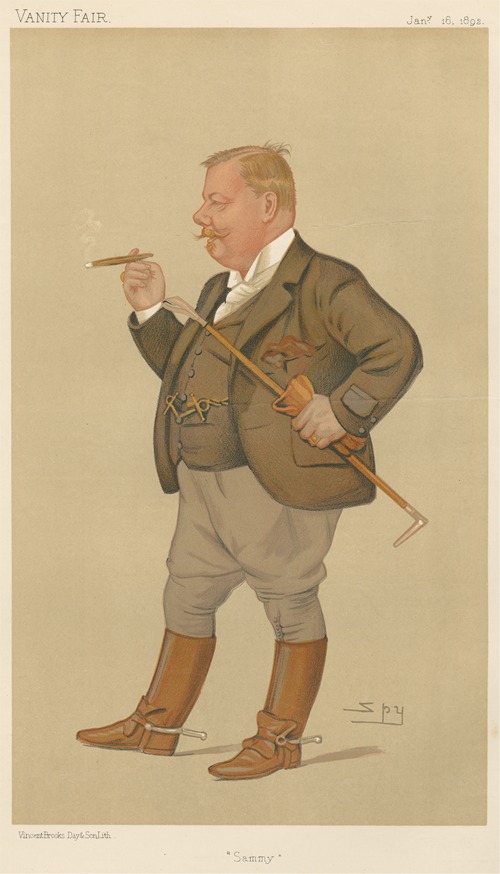 Turf Devotees; ‘Sammy’, Mr. Edward Linley Sambourne, January 16, 1892