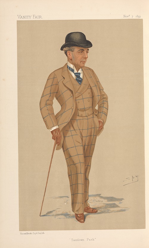 Turf Devotees; ‘Sandown Park’, Mr. Hwfa Williams, November 7, 1891