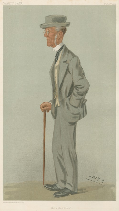 Turf Devotees; ‘The Match-Book’, Mr. Edward Weatherby, October 17, 1901