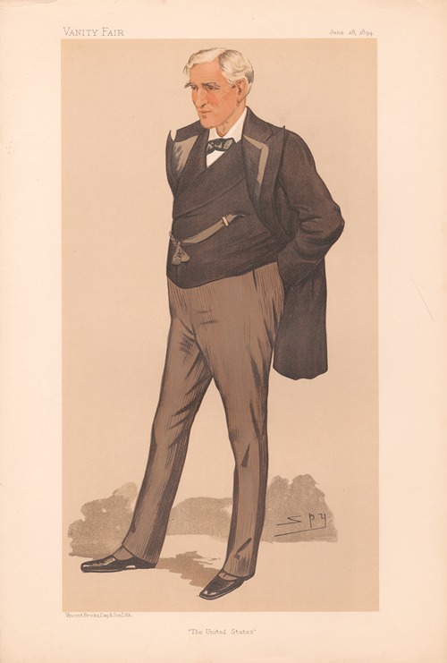 Vanity Fair, Americans. ‘The United States’. Hon. T.F. Bayard. 28 June 1894