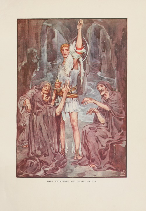They whimpered and begged of him