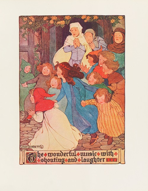 The wonderful music with shouting and laughter