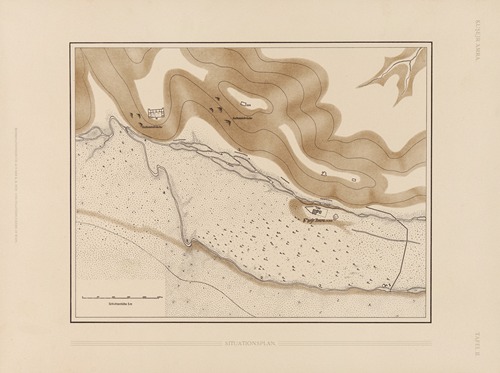 Ḳuṣejr ʻAmra; mit einer Karte von Arabia Petraea Pl.02