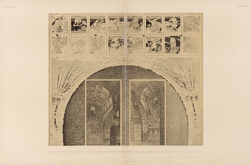 Ḳuṣejr ʻAmra; mit einer Karte von Arabia Petraea Pl.28