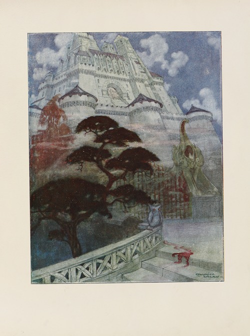 The castle rose silent, impressing and forbidding