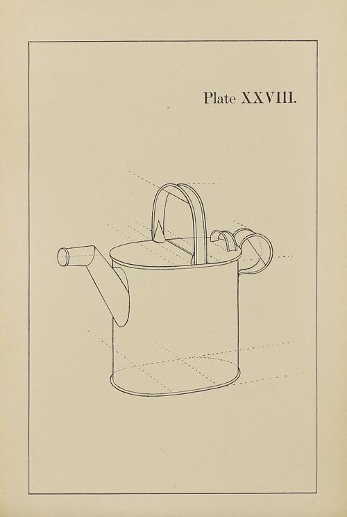 The principles of perspective as applied to model drawing & sketching from nature Pl.28