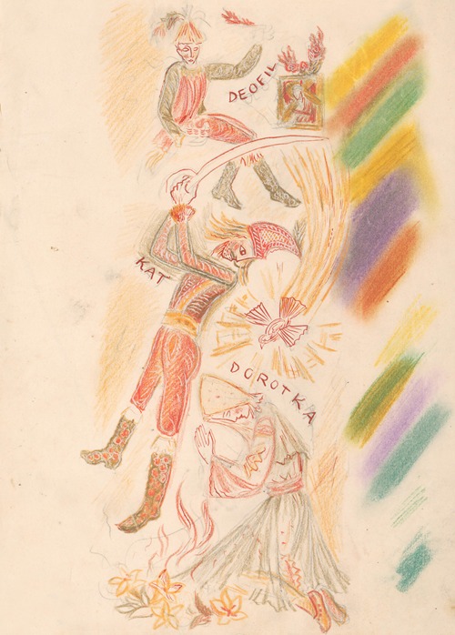 Illustration of the Legend of Saint Dorothea III.