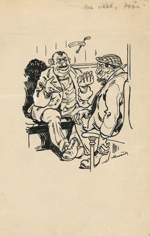 Satirical Drawing for a Magazine II.