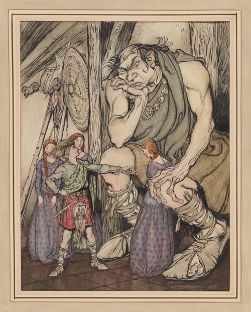 Allies’ fairy book. The Scottish story of ‘The Battle of the Birds’