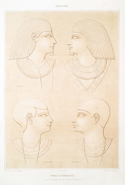 Sculpture; types & portraits (hauts-fonctionnaires de diverses époques)