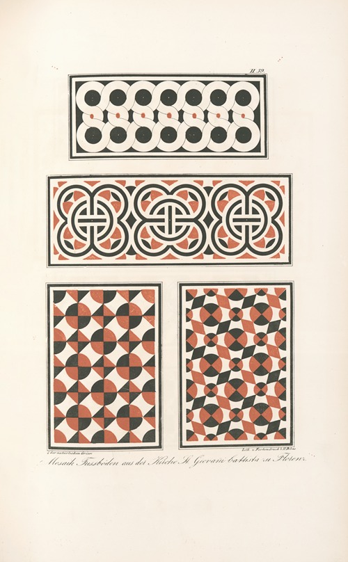 Mosaik-Fussböden aus Der Kirche S. Giovanni battista zu Florenz 2