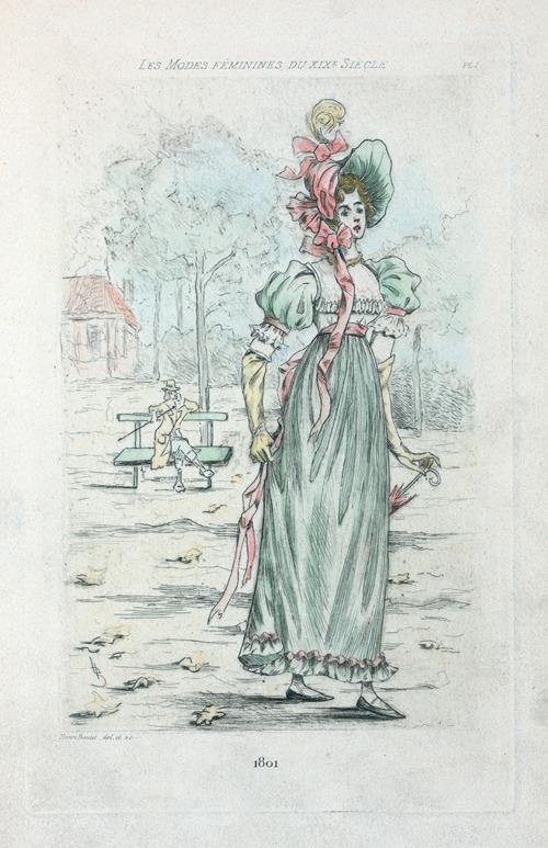 1801 [Women’s fashion in nineteenth-century Paris]