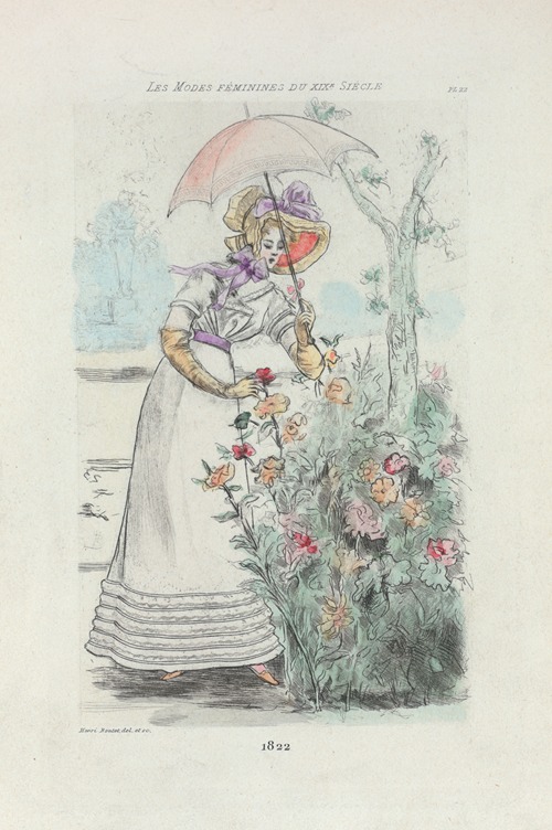 1822 [Women’s fashion in nineteenth-century Paris]